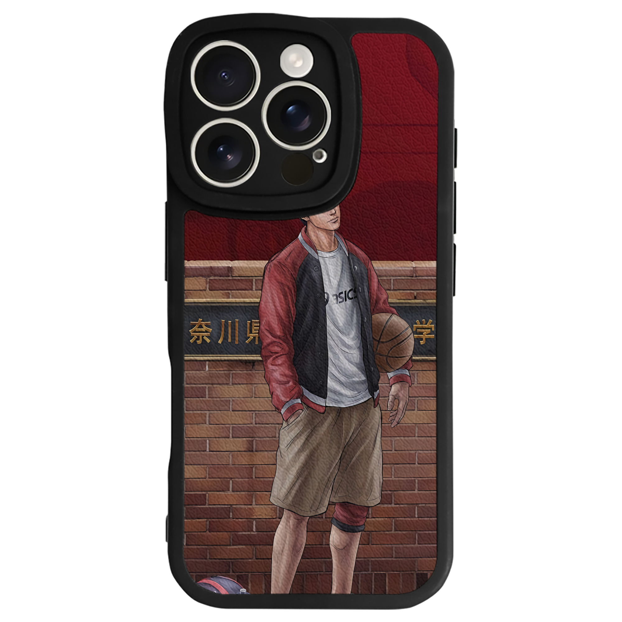 （画像用） SLAM DUNK／スラムダンク 【iPhone 16シリーズ対応】シリコンスマホケース（レザー調） 材質：シリコン